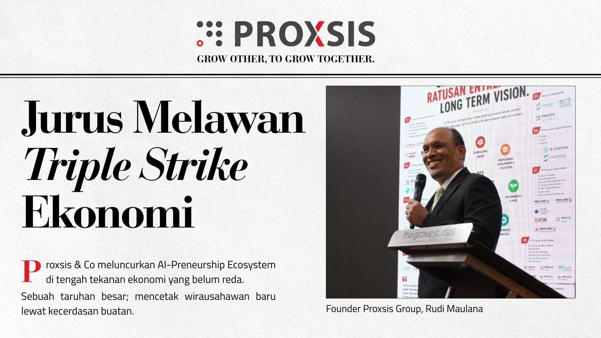 Jurus Melawan Triple Strike Ekonomi